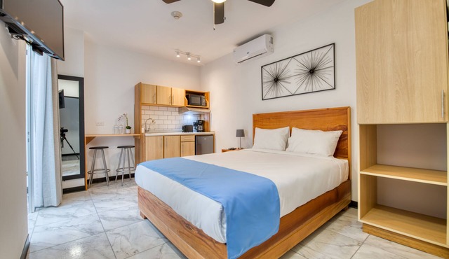 Stylish Downtown Studio Apartment with Patio & A/C!
