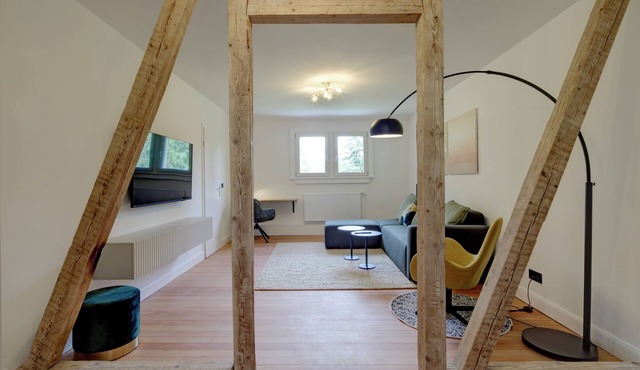 Stylish vacation apartment in Germany's highest train station
