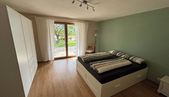 Stylish vacation apartment (110sqm) with terrace and beautiful garden