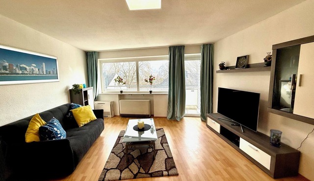 Stylish vacation apartment with a view of the Rhine in a prime Koblenz location