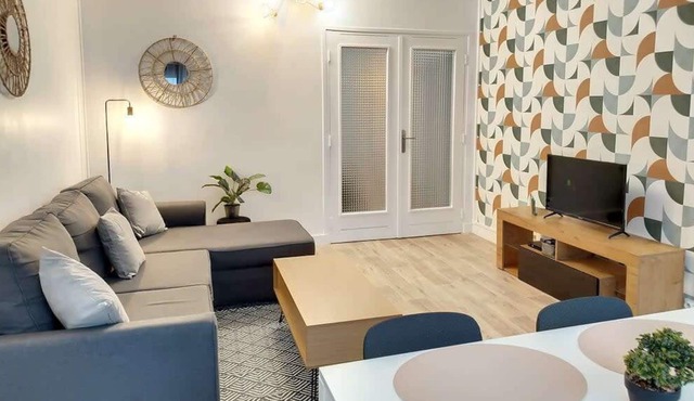 Sublime Appart centre-ville babyfoot wifi 8pers