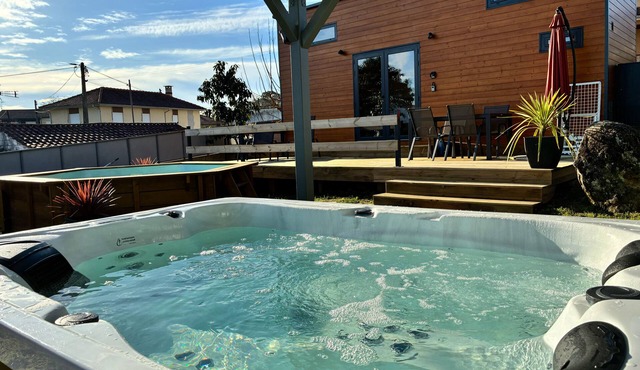 Sublime Tiny House Luxe Avec Piscine Privée Près de Braga