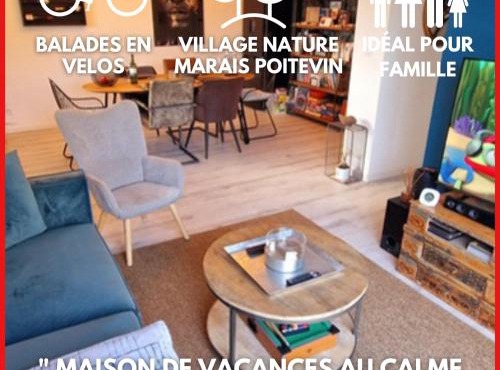 Sud Vendée 85, 25 min de la Rochelle, maison de 60 m2, 2 chambres, 4 personnes, jardin clos