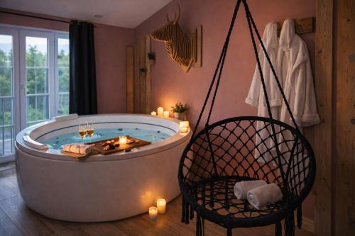 Suite romantique & spa Prova - Love room - Rétroprojecteur Netflix