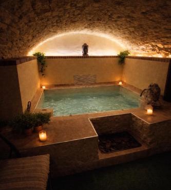 Suite spa Romantique avec piscine privée cosy clim