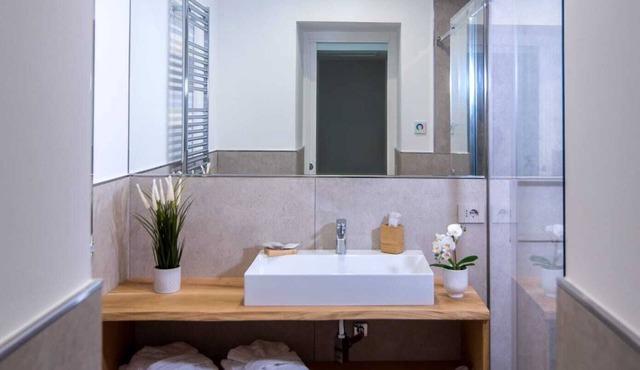 Suite with private heated pool