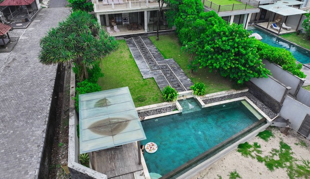 Sukawati Beachfront 2 Bedroom Villa Arjuna Private Pool Ocean View Free Wifi