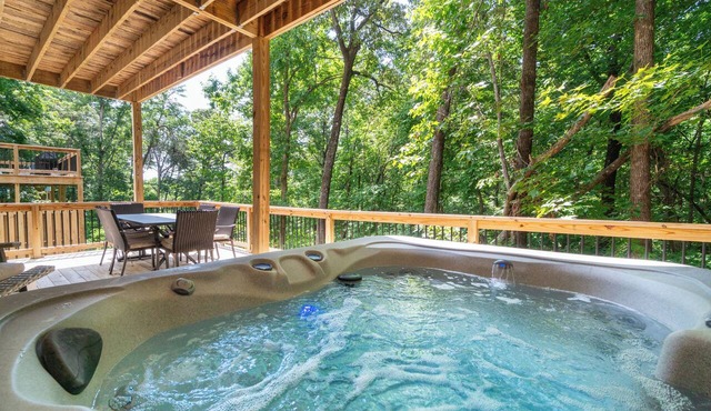 Summer Fun in Helen, GA with Grilling, Hot Tub + Games!