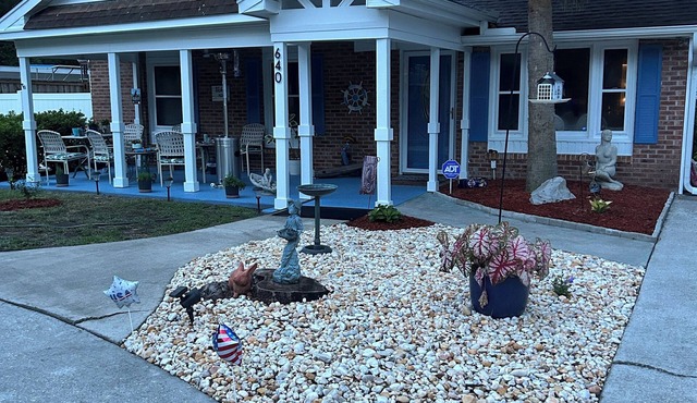 Summertime! Save money, one mile from the beach! Ok to smoke outside.