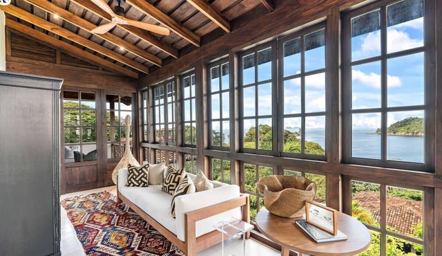 Sumptuous Ocean-View Home with Pool at Las Catalinas