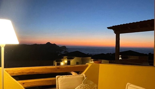 Sunset Costa Rossa 1221 - Enchanting sunset sea view Cala Rossa Sardinia
