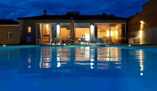Sunlit Pool House