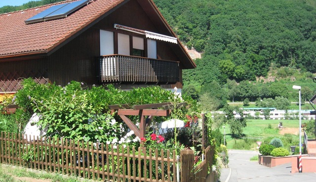 Sunny vacation apartment on the Neckar in Rockenau