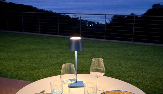 Sunset over Stromboli | Private sea-view patio