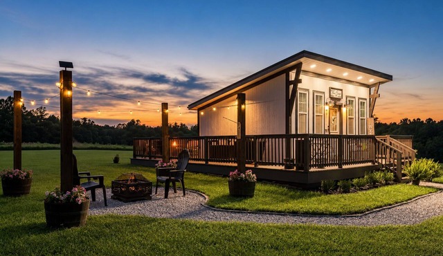 Sunset Tiny House Retreat | Fire Pit & Starry Sky