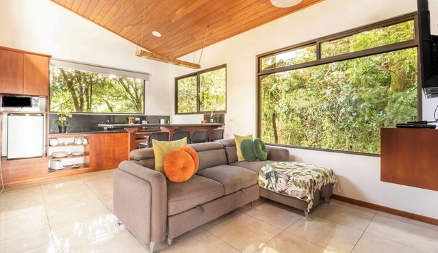 Sunset Views Over the Cloud Forest Steps from Zip Lines, Farm & Wine
