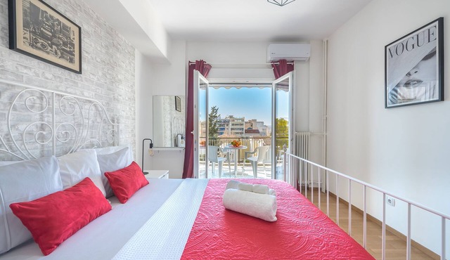Superb Acropolis view 3 bedroom apartment in historical center.