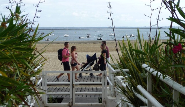 Superb and bright apartment WIFI Direct access to Beach View Basin