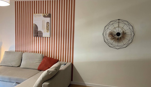 Superb apartment with balcony and parking with all amenities.