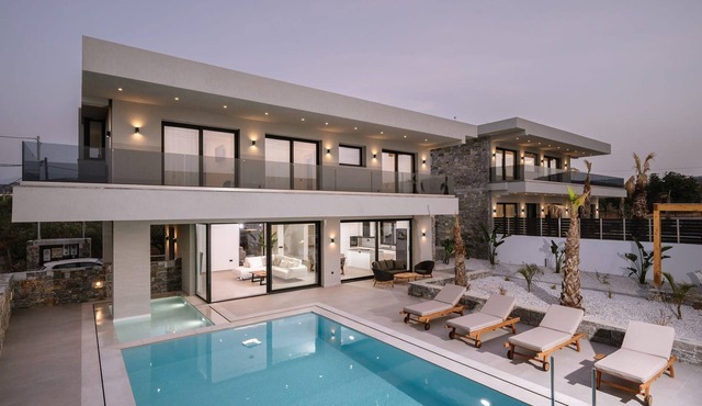 Superb Hersonisos Villa | Villa Elysian Blue | 3 Bedrooms | Private Pool