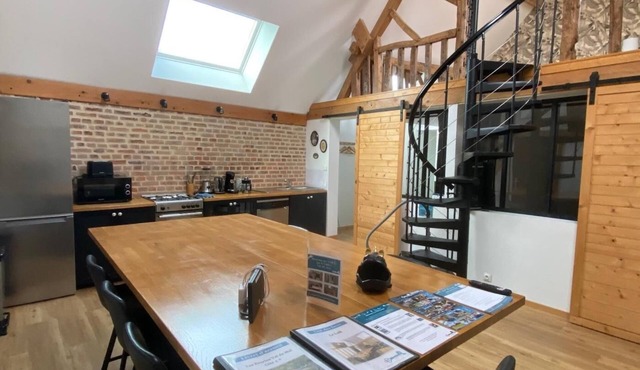 Superb Loft in a stable 5 people, 15 min Amiens