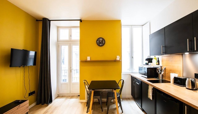 Superb studio with balcony city center Opera