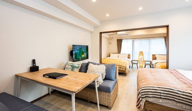 Superior Apartment with 3 Double Beds for 6 People/Fukuoka Fukuoka