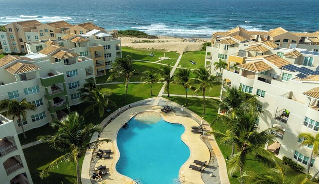 SurfSunSerenity Spacious Beachfront Penthouse Roof Top Terrace 3BD3BA Jobos!