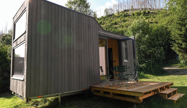 Sustainable & climate-neutral accommodation in the Green Tiny House Nature in the Harz Mountains