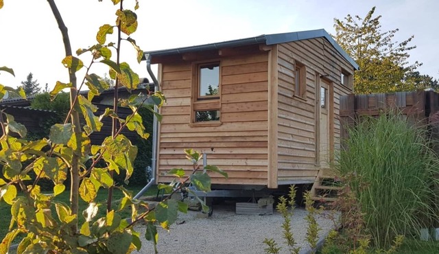 Swiss stone pine TinyHouse by the lake