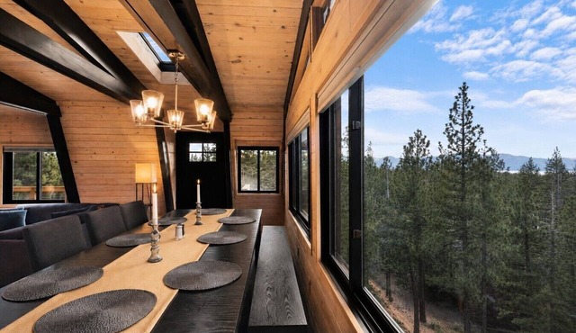 Tahoe Sanctuary | Hot Tub Sauna | Mountain & Lake Views | Air Conditioning