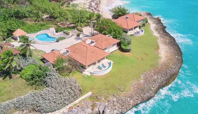 Take it easy at this unique and tranquil ocean front getaway.