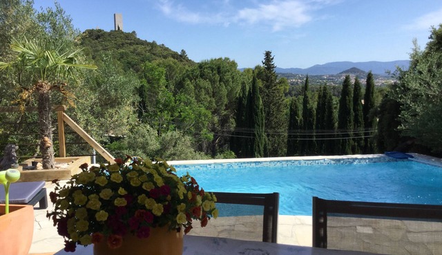 Taradeau, Villa in a typical provencal setting, nice with magnificent view