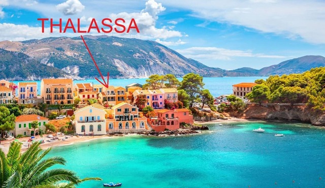 THALASSA. Unique location, one min from the beach!