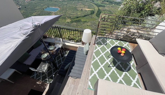 The Barn suite with outdoor living and breathtaking views
