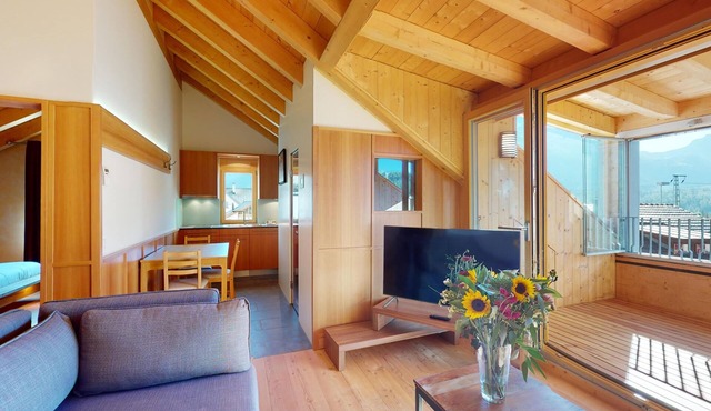 The Chesa Chalcherin is a newly built Minergie apartment house.