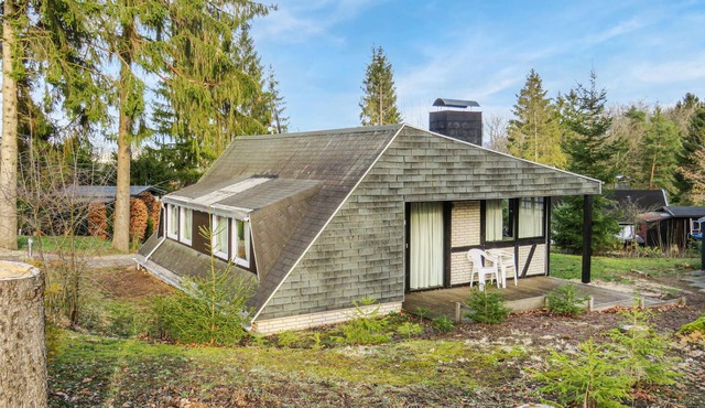 The detached vacation home with garden and spacious terrace is located in the forest holiday park in