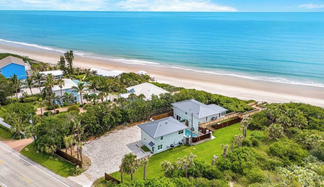 The Dunes | 2 Luxury Beachfront Villas | Sea Turtle Nesting | Heated Pools+Spas