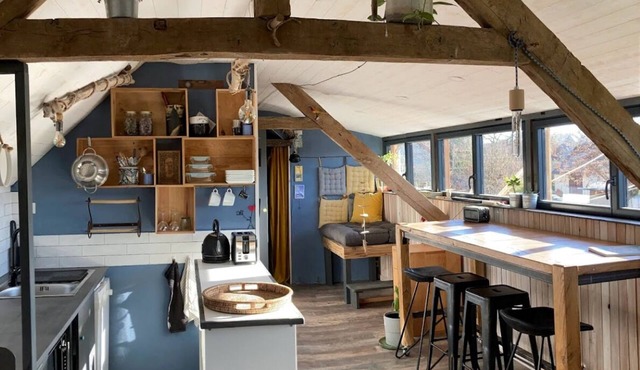 The Loft at the Auberge du Lac Noir – Space, Independence, and Vintage Charm