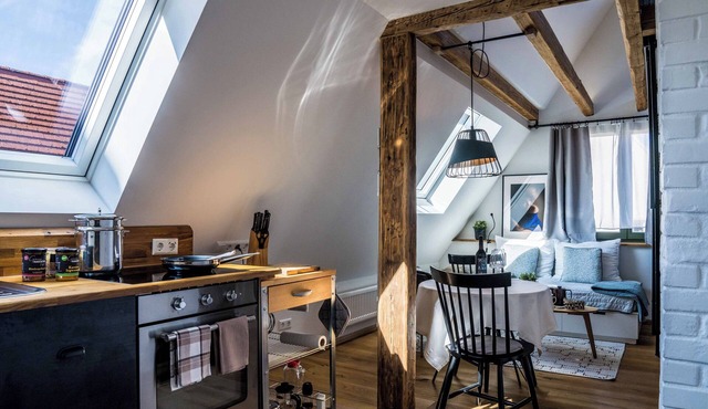 THE LOFT Studio approx. 40 sqm in the middle of the historic old town of Besigheim