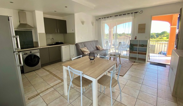 The modern, comfortable apartment at Golf Saint Thomas