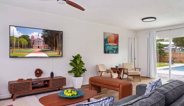 The Monterey | Private Pool Grill 4 King Beds