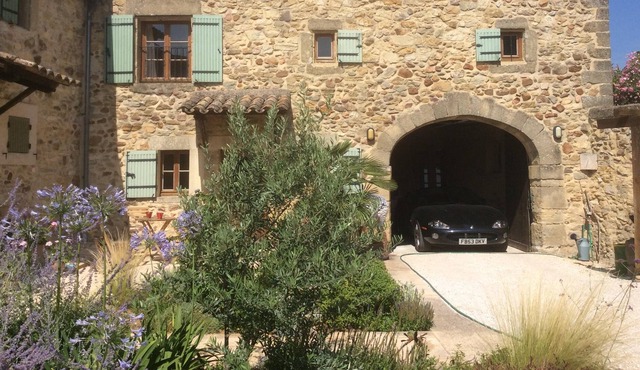 The Old Barn in the village of La Bastide d'Engras near Uzes