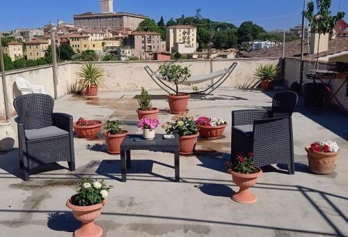 the panoramic terrace of Fiore Pelli