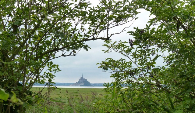 The paths: between Saint Malo and Mont Saint Michel at the Vaugarny Manor