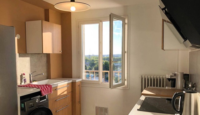 🎈The periscope 🔭: 2 bedrooms, view of Caen🎈