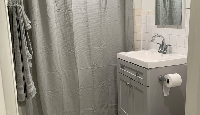The studio apartment has just been redesigned, with floor walls and furniture!