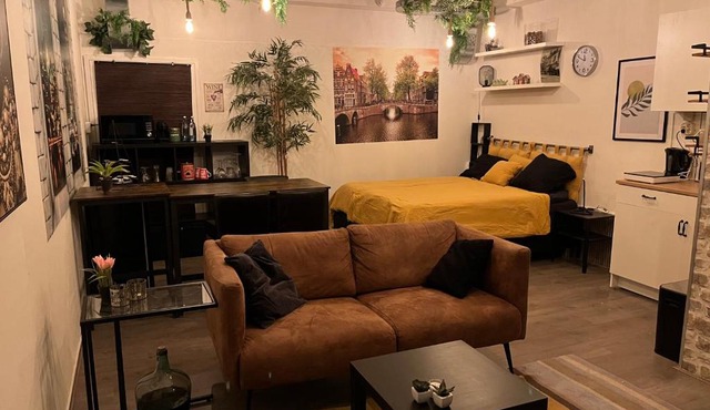 The Studio no windows 20 minutes by bus to downtown Amsterdam