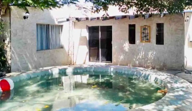 The wading pool house