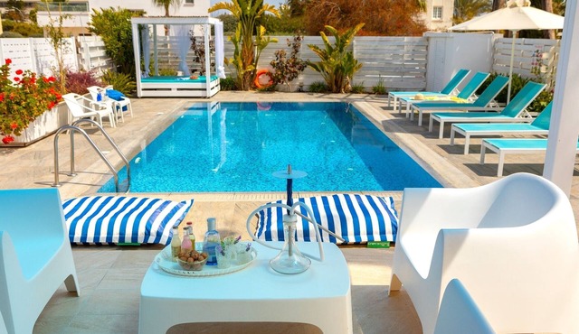 This amazing luxury villa is located in the heart of Protaras just 4 minutes walk to the Main Strip